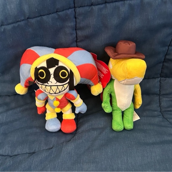 moose toys Other - The Amazing Digital Circus Possessed Pomni AND Gummigoo 7” Plush Moose Toys